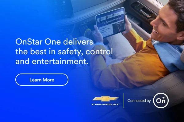 OnStar One delivers the best in safety, control and entertainment